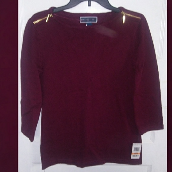 Maroon sweater NWT - Picture 1 of 3